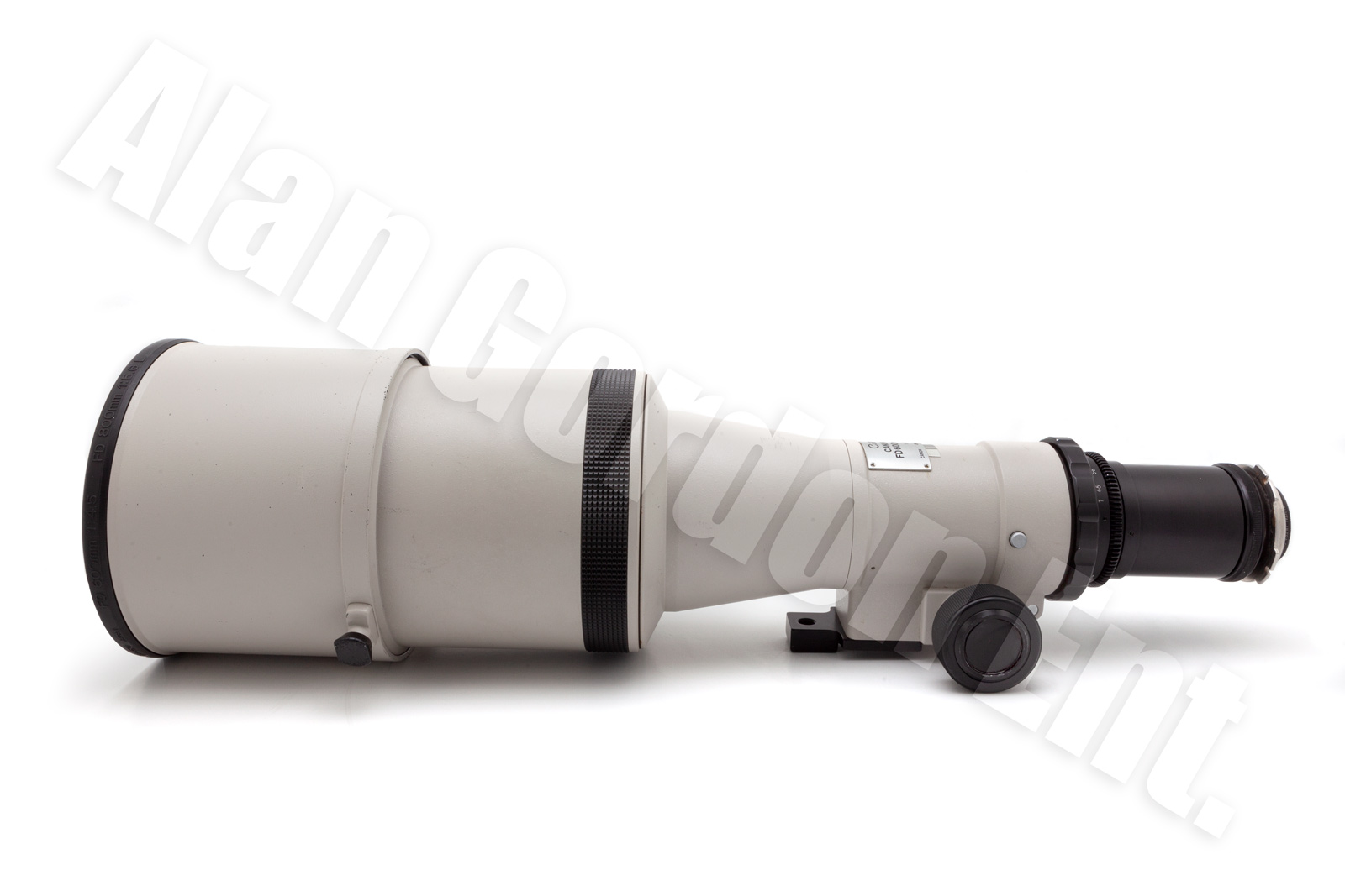 Canon FD 600mm f/4.5 Telephoto Prime Lens - Side View