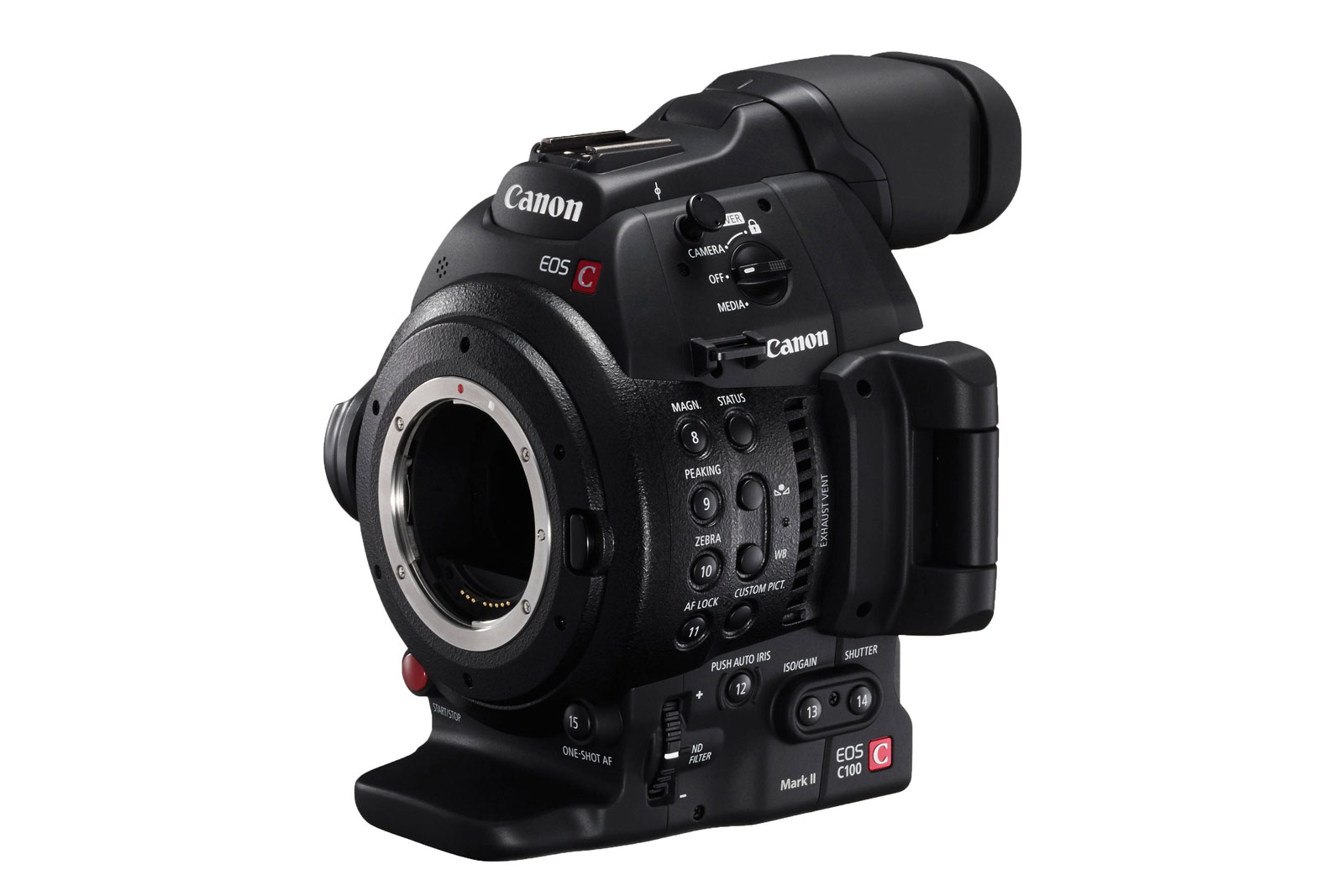 2 frame sliders inch EOS (EF C100  Alan  Mark Canon Gordon Enterprises Mount) II