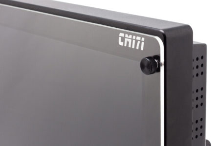 Acrylic Screen Cover for Flanders 17” CM171 Monitor - Close up top right corner