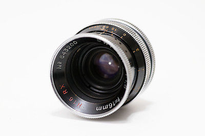 Switar 16mm f/1.8 lens (S16) - RX mount