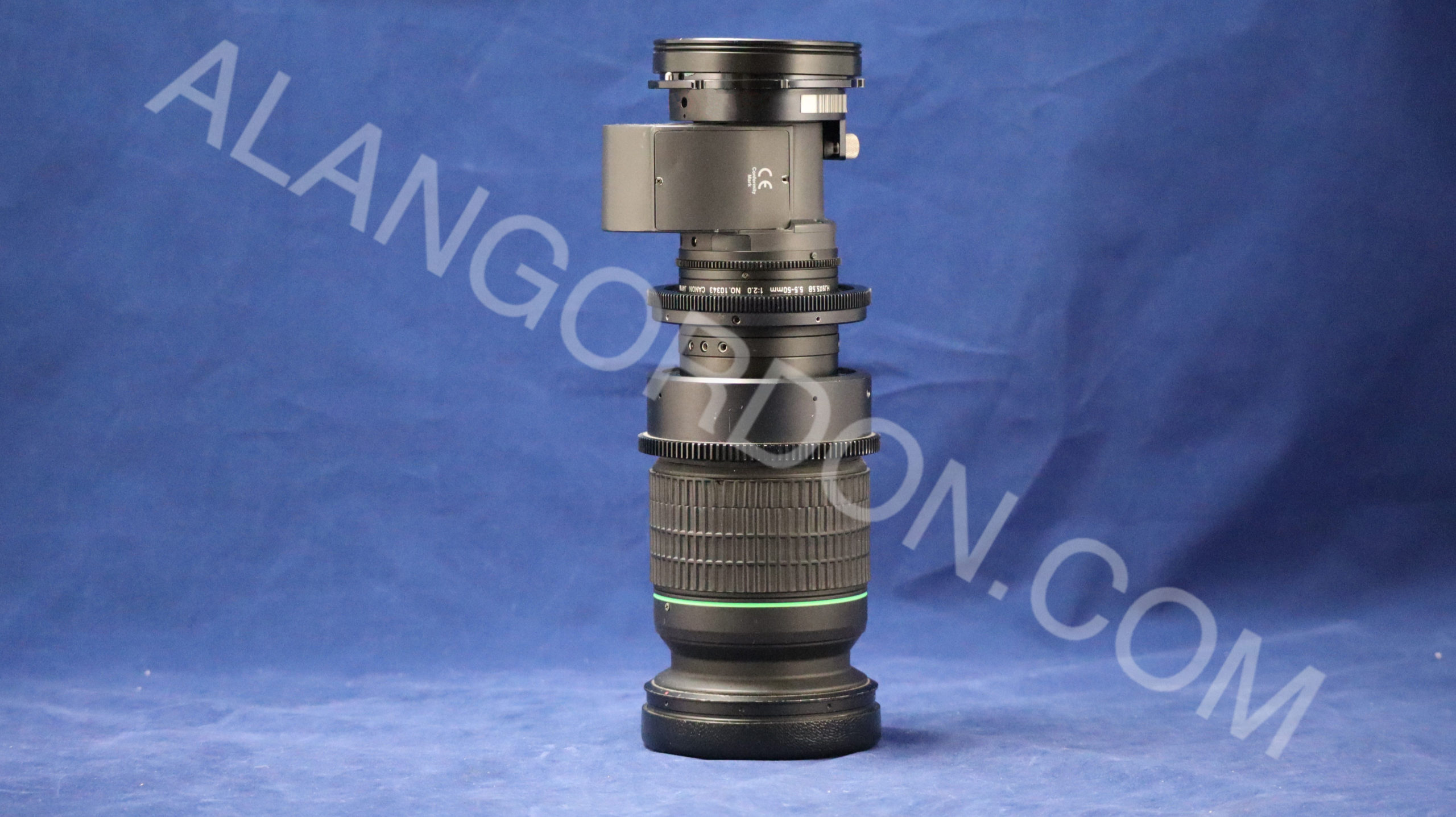 Canon HDTV Zoom Lens 5.5-50mm f2.0 B4 Mount (s/n 10343)