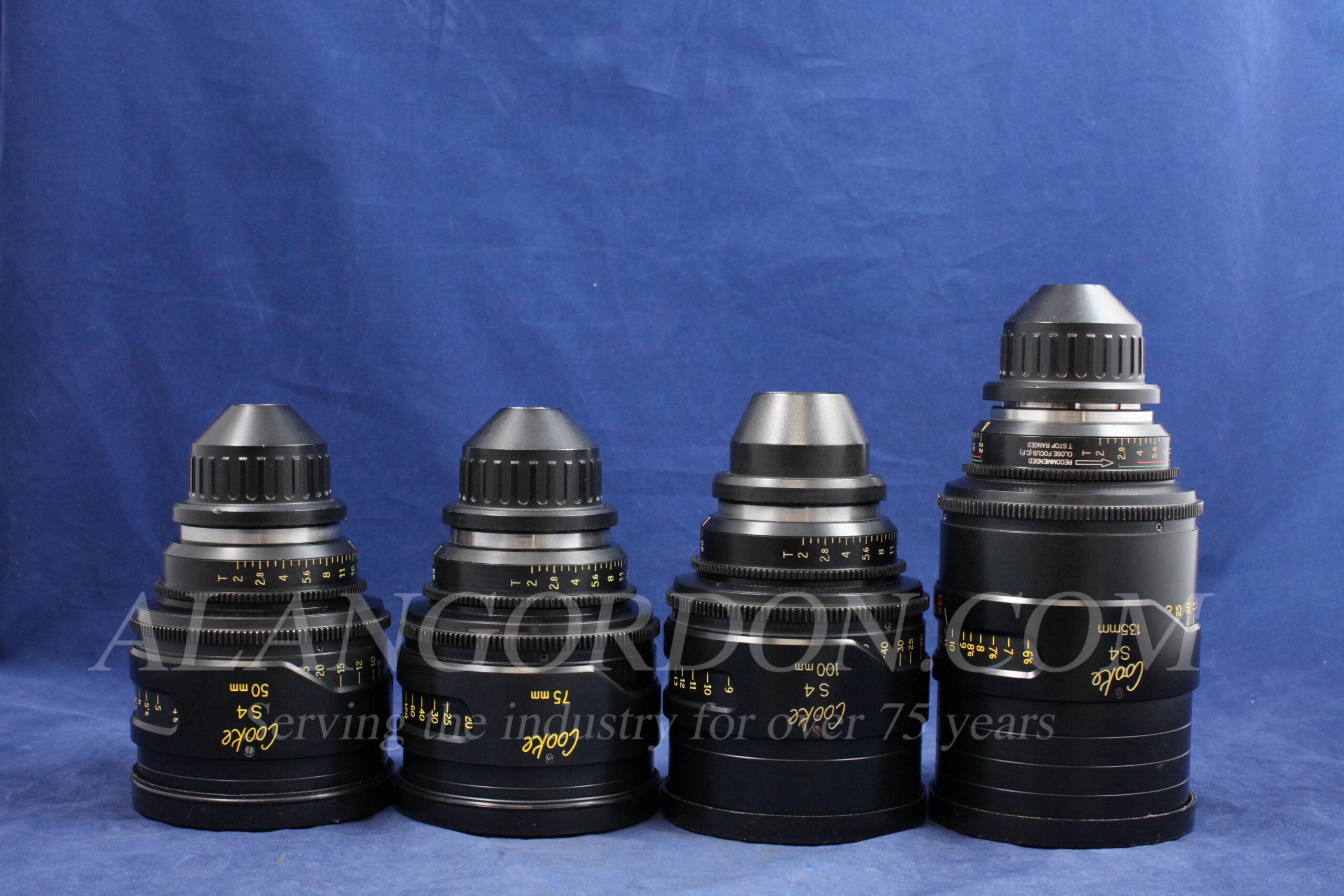 Used Cooke S4 T2 Set of 8 Lenses PL Mount - Image 2